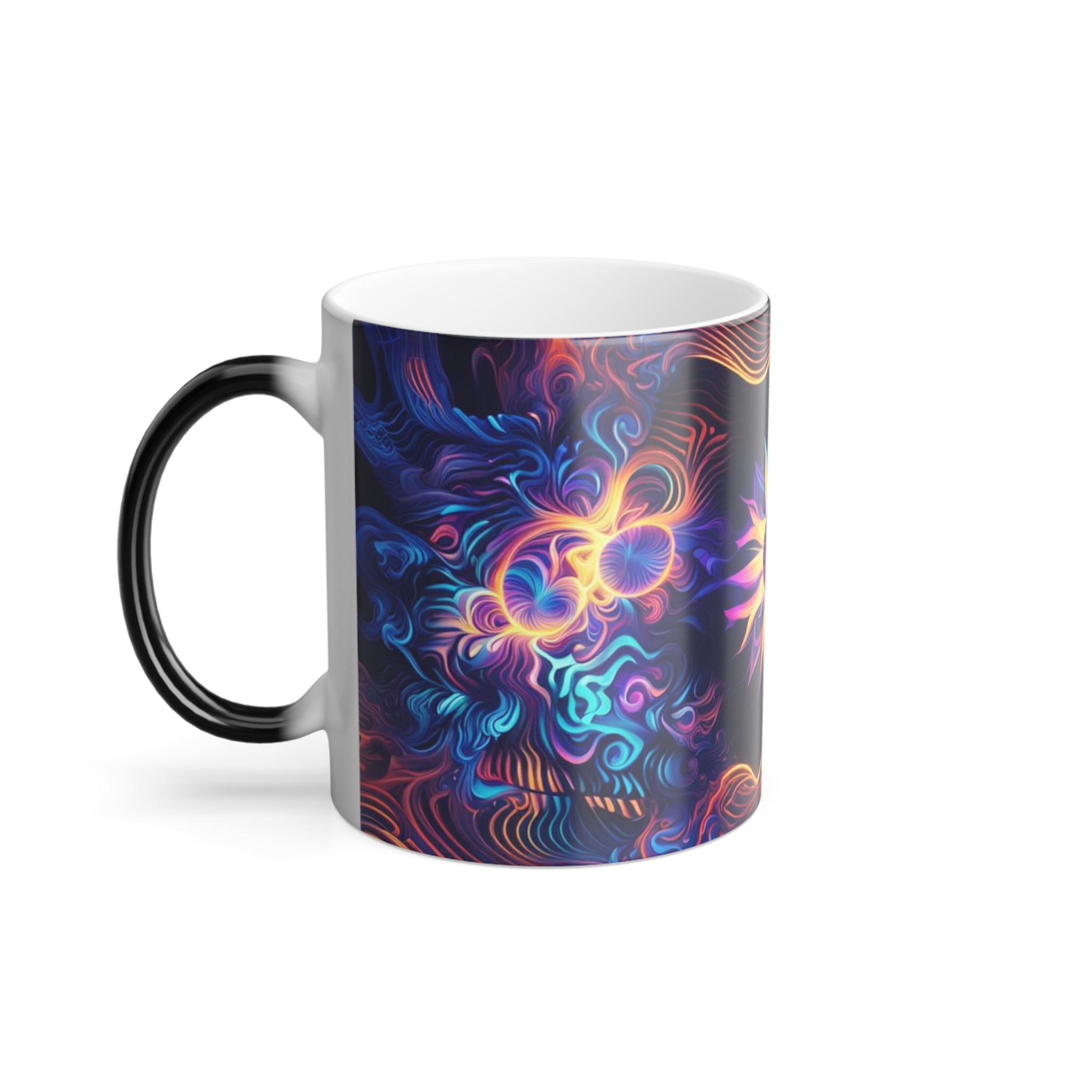10621135962517285189_2048.jpeg Color Morphing Mug — Neon Sunflower Heat-Activated Coffee Mug - Image 4