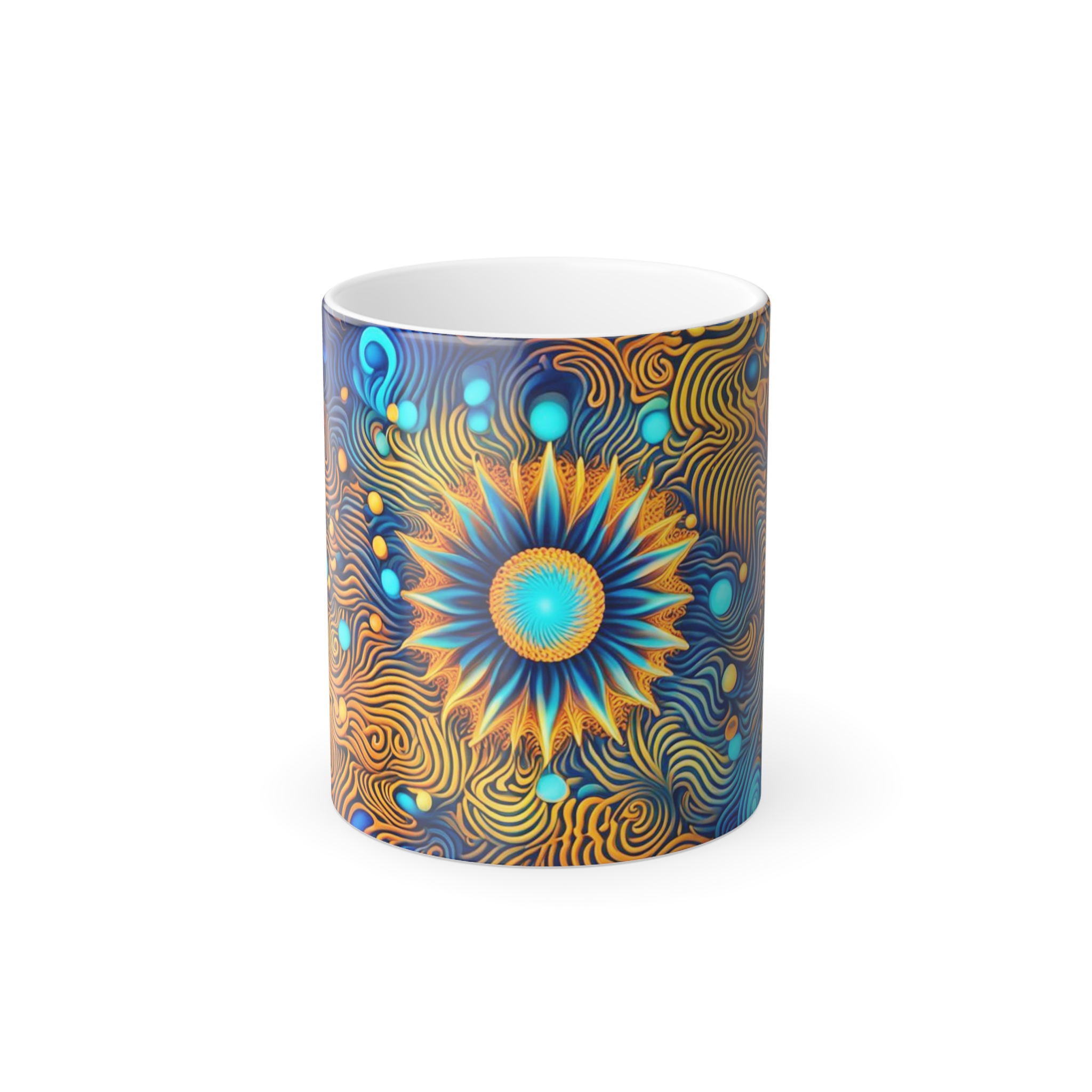 17260950921408778530_2048.jpeg Color-Changing Mug — Psychedelic Sunburst Pattern (11 oz) - Image 6