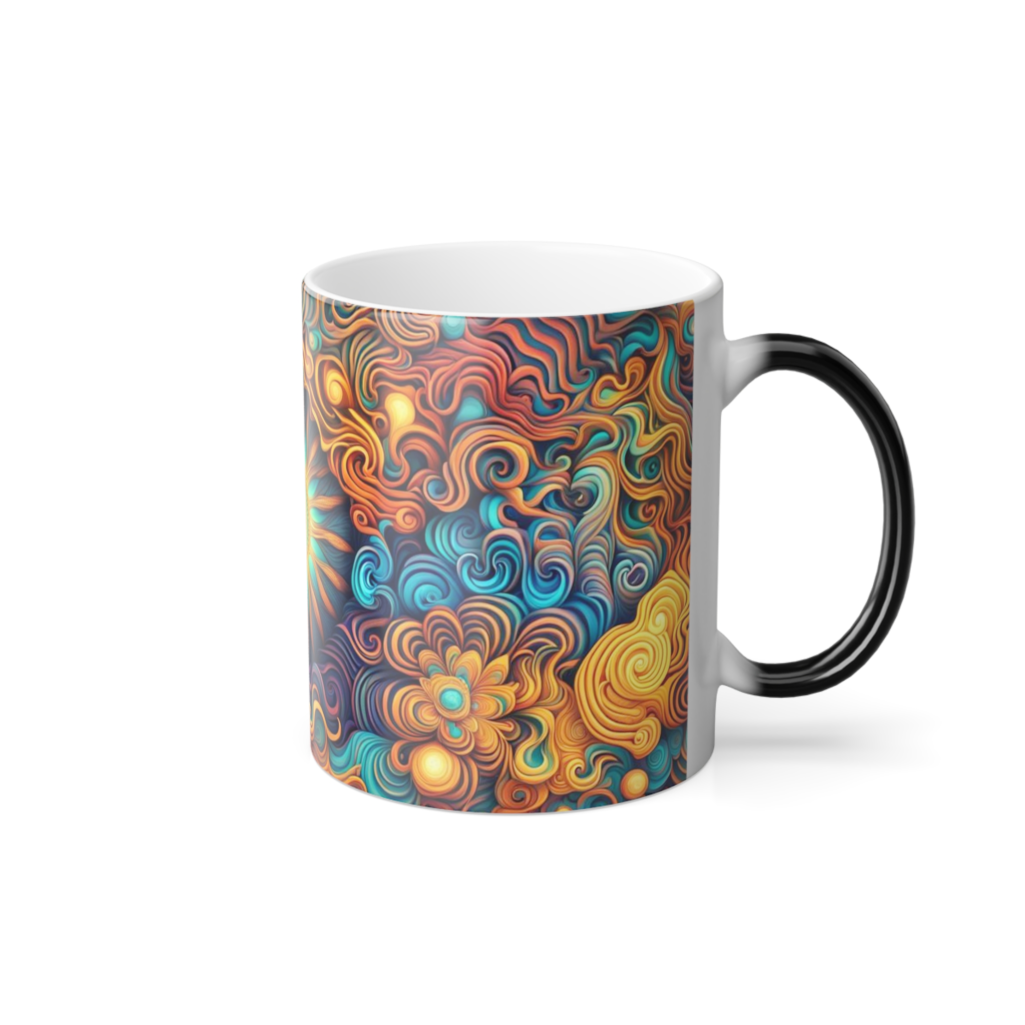 2940049659057289718_2048.jpeg Color-Morph Mug — Vibrant Sunburst Swirl Heat-Reactive Ceramic (11oz) - Image 5