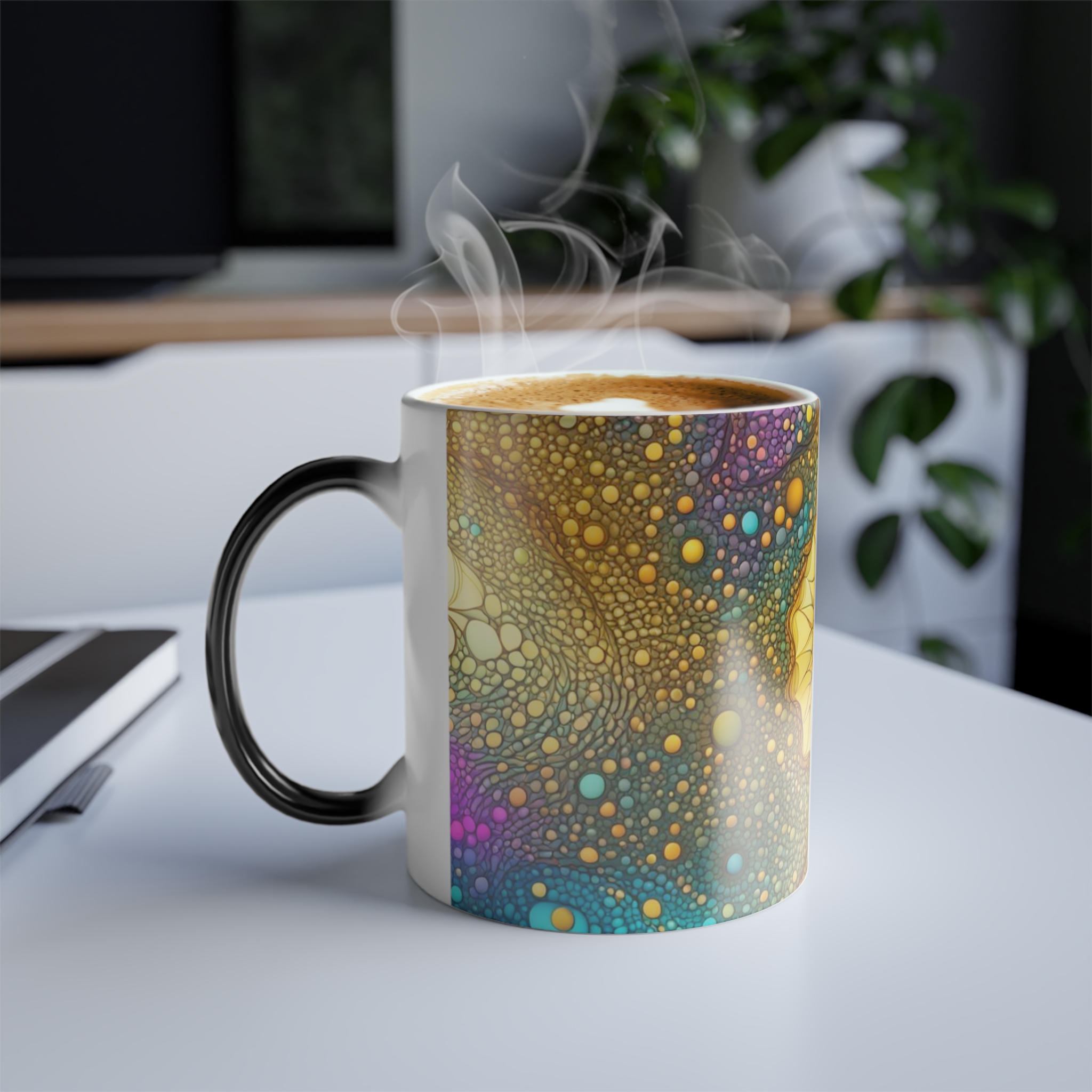 5489182324825057829_2048.jpeg Color-Changing Mug — Psychedelic Sunburst Mandala 11oz - Image 8