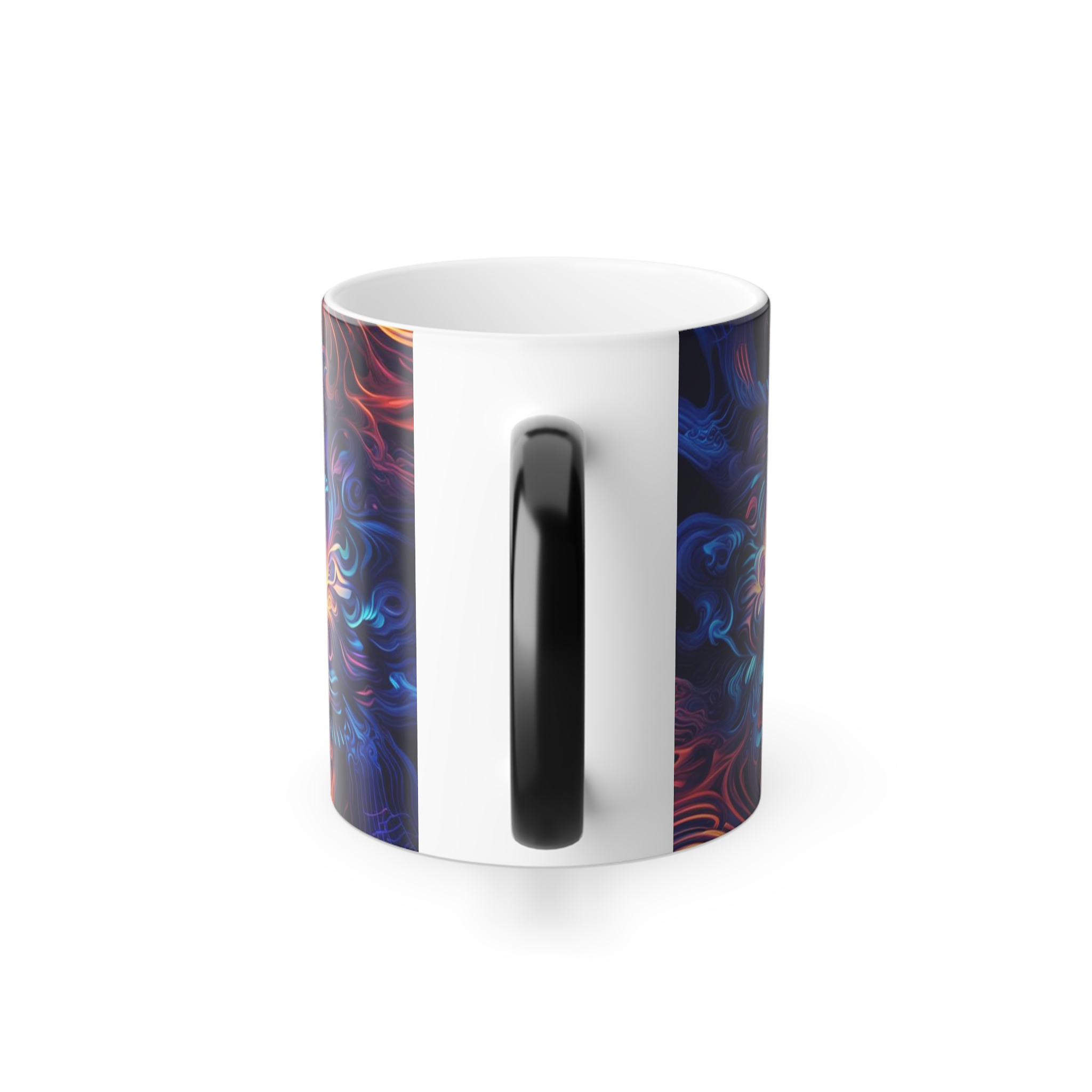 8784356707043473957_2048.jpeg Color Morphing Mug — Neon Sunflower Heat-Activated Coffee Mug - Image 8