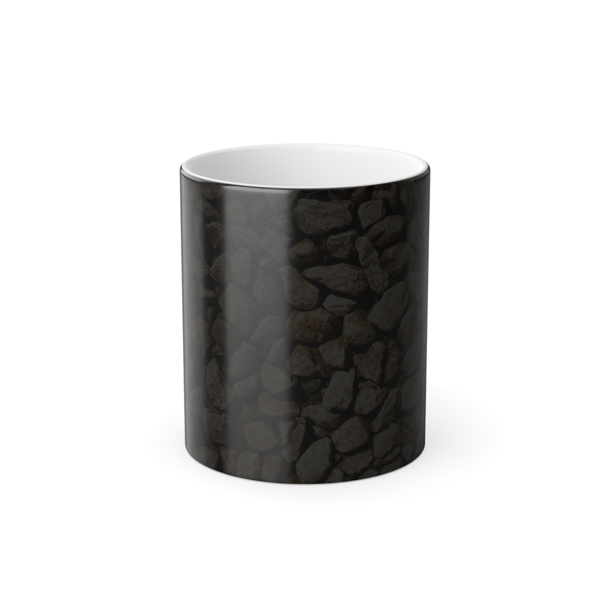 1454244050337804905_2048.jpeg Color-Changing Mug — Natural Pebble Stone Pattern (11 oz) - Image 2