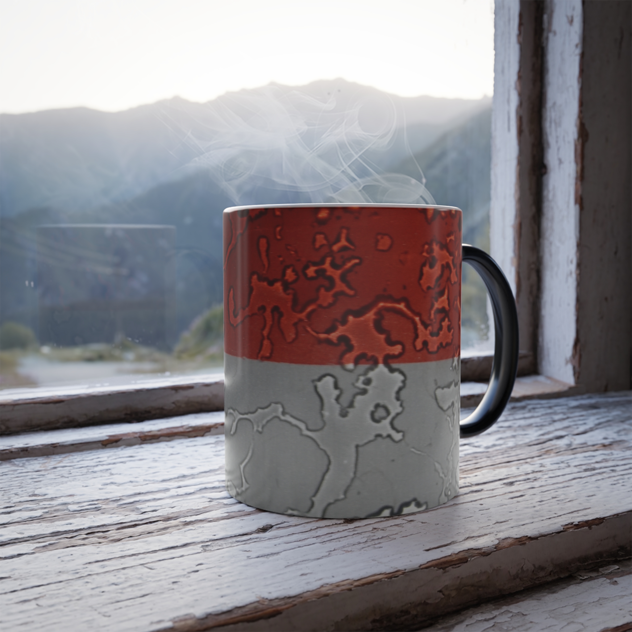 12033527783870298785_2048.jpeg Indonesian Flag Coffee Mug, Expat Mug, Flag of Indonesia, Tea Mug, Color changing Mug, Magic Mug, 11oz - Image 4